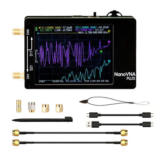 NanoVNA H Vector Network Analyzer 50kHz-2.7GHz MF HF VHF Antenna Analyzer