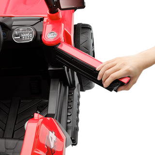 4Wheel 12V Electric Kid Ride On Truck Toy Car With Remote Control LED Light Red