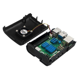 Raspberry Pi5/5B ABS Shell Injection Molded Protective Shell Active Radiator