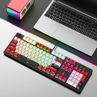 104Key Wired Mechanical Linear Switch Gaming Keyboard Hot-Swappable Customizable