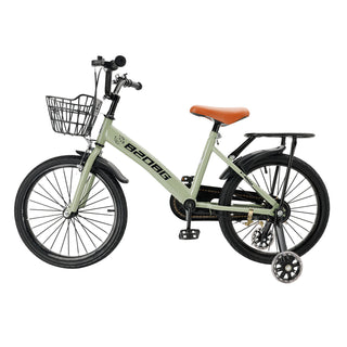 18 inches Kid's Bicycle BMX Child Bike for Ages 7-9 Years with auxiliary wheels
