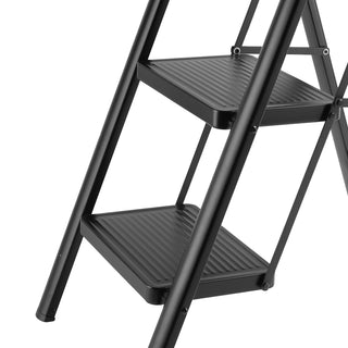 3 Step Ladder Folding Lightweight Step Stool for Home with Non-Slip Feet