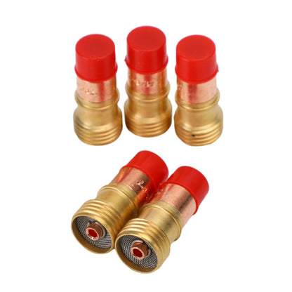 5pcs Tig Welding Torch Stubby Gas Lens 4Gl332 (3/32") For 17/18/26 Generic