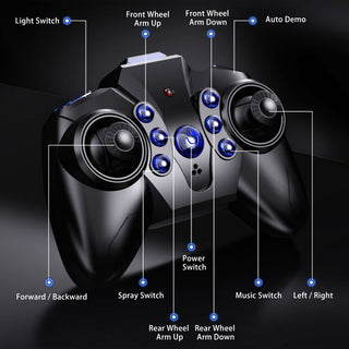 Gesture Sensing Remote Control Cars ransform Drift Off Road Vehicle for Boys Age 6-14 Year Old Cool 8 Wheels Hand Controlled rc Stunt Car Toys