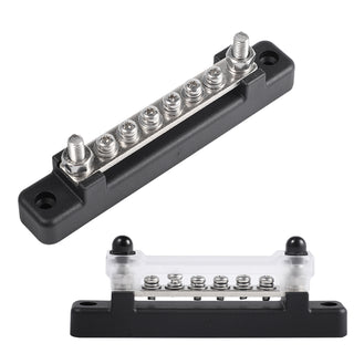 2pcs 6 Way 48V 150A Bus Bar Power Distribution 12xTerminals Block For Car Marine