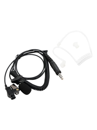 7.1-A3 Single listening Transparent Air Tube Earphone In-ear 7.1mm Headset w Mic
