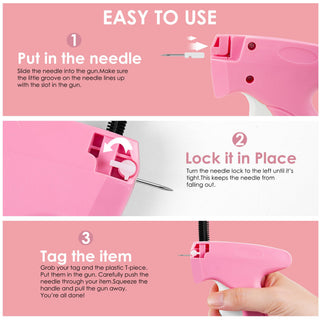 Stitch Gun for Clothes – Handheld Clothing Repair Tool with 2000 Fasteners