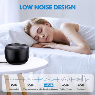 45kHz Ultrasonic Retainer Cleaner – 200ML Dental & Jewelry Cleaner